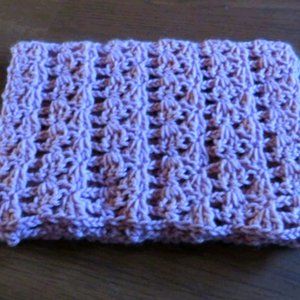 Handmade rose crochet scarf